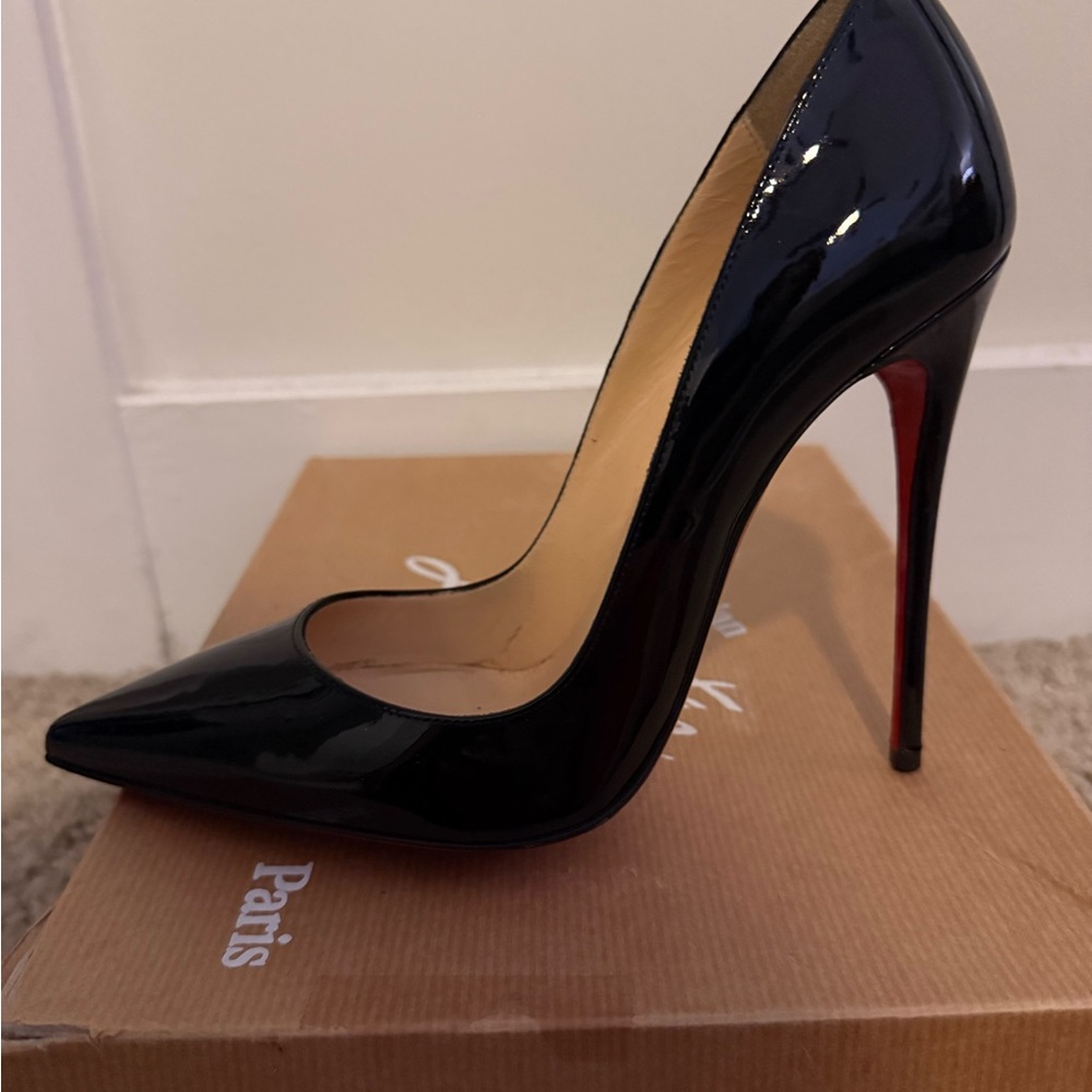 Christian Louboutin Black Patent Heels - Picture 5 of 6
